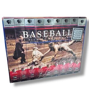 NEW Baseball A Film by Ken Burns Nine Inning Boxed Set VHS 1994-9 Tape Sealed